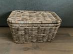 Rotan Opbergmand - 50x28x28 cm, Overige materialen, 50 tot 100 cm, Ophalen of Verzenden, Zo goed als nieuw