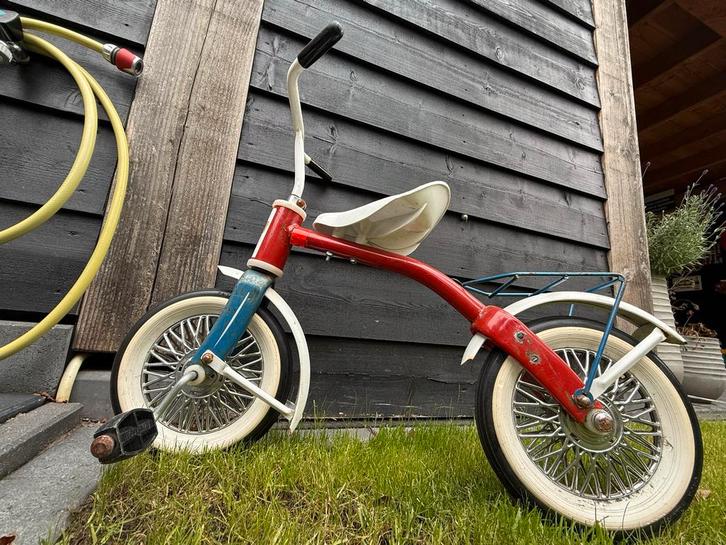 Vintage Sprint Nylon Driewieler - Decoratie Oldtimer, Kinderen en Baby's, Speelgoed | Buiten | Voertuigen en Loopfietsen, Gebruikt