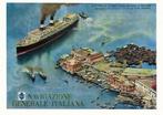 Navigazione Generale Italiana (NGI), Verzamelen, Scheepvaart, Ophalen of Verzenden, Nieuw, Motorboot, Kaart, Foto of Prent