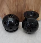 Set handmade ceramic Tunesie. Nieuw, Huis en Inrichting, Ophalen of Verzenden, Nieuw, Zwart, Overige materialen