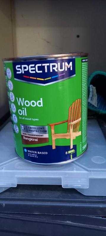 Gezocht Spectrum Wood oil bankirai beschikbaar voor biedingen