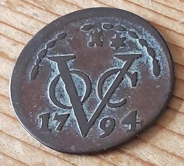 VOC duit Zeeland 1794 beschikbaar voor biedingen