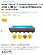 Intex Ultra Frame XTR Pool, Rond, Ophalen, 120 cm of meer, 300 cm of meer