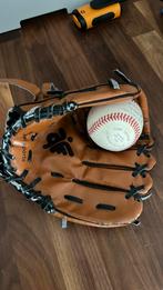 Baseball handschoen en bal Kinder maat, Ophalen of Verzenden, Gebruikt, Handschoen