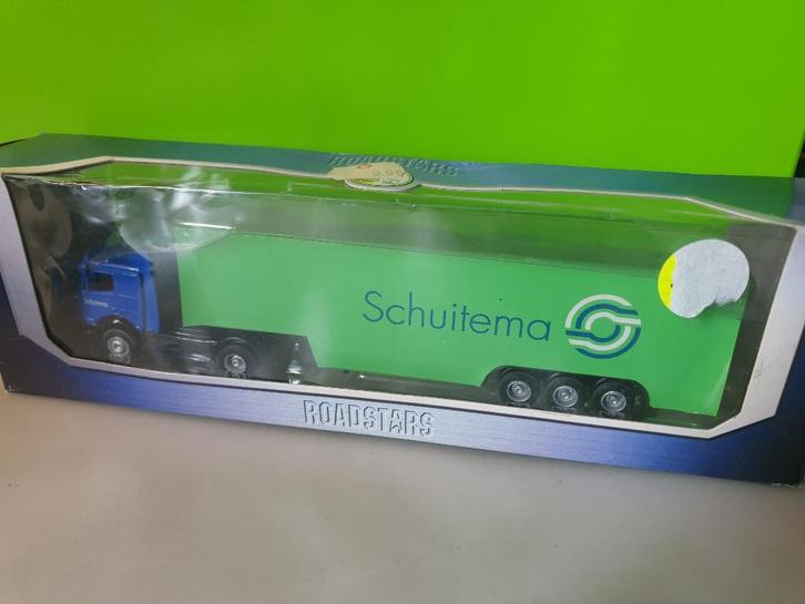 Kentoys - Mercedes Truck Schuitema [blauw] 1/72 MIB, Hobby en Vrije tijd, Modelauto's | Overige schalen, Zo goed als nieuw, Bus of Vrachtwagen