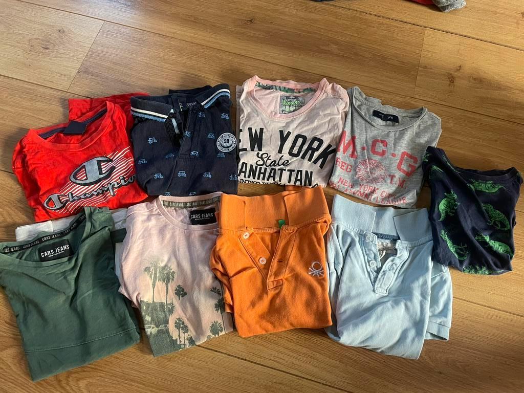 zomerkleding 116  jongens + sportkleding, Kinderen en Baby's, Kinderkleding | Maat 116, Gebruikt, Jongen, Setje, Ophalen of Verzenden