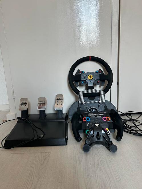 Thrustmaster tx met 2 sturen + TP3A Pedalen, Computers en Software, Joysticks, Zo goed als nieuw, Ophalen of Verzenden