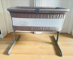 Chicco Next2Me co sleeper bruin + Chicco Hoeslakens, Ophalen, Gebruikt, Wieg