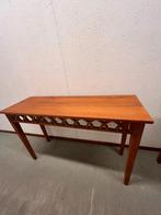 Teakhouten tafel, Huis en Inrichting, Tafels | Sidetables, Ophalen, Gebruikt, 100 tot 150 cm, Teakhout