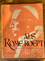“Als Rome roept” paus Pius 12e 1950 door Nonkel Fons, Ophalen of Verzenden, Gebruikt, Boek, Christendom | Katholiek