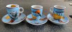 3 PPD espresso kop en schotels.  Puntgaaf, Ophalen, Nieuw, Kop en/of schotel