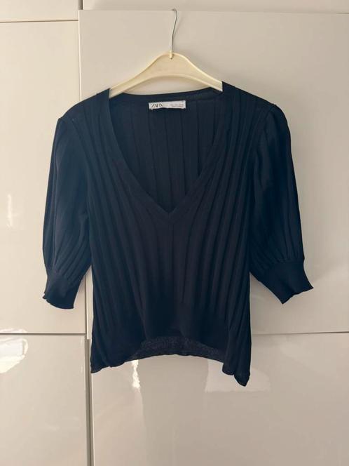 Supermooi zwart shirt, Kleding | Dames, Tops, Zo goed als nieuw, Maat 42/44 (L), Zwart, Korte mouw, Ophalen of Verzenden