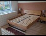 Houten bed 160x200 cm, Huis en Inrichting, Slaapkamer | Bedden, Ophalen, Tweepersoons, Zo goed als nieuw, 160 cm