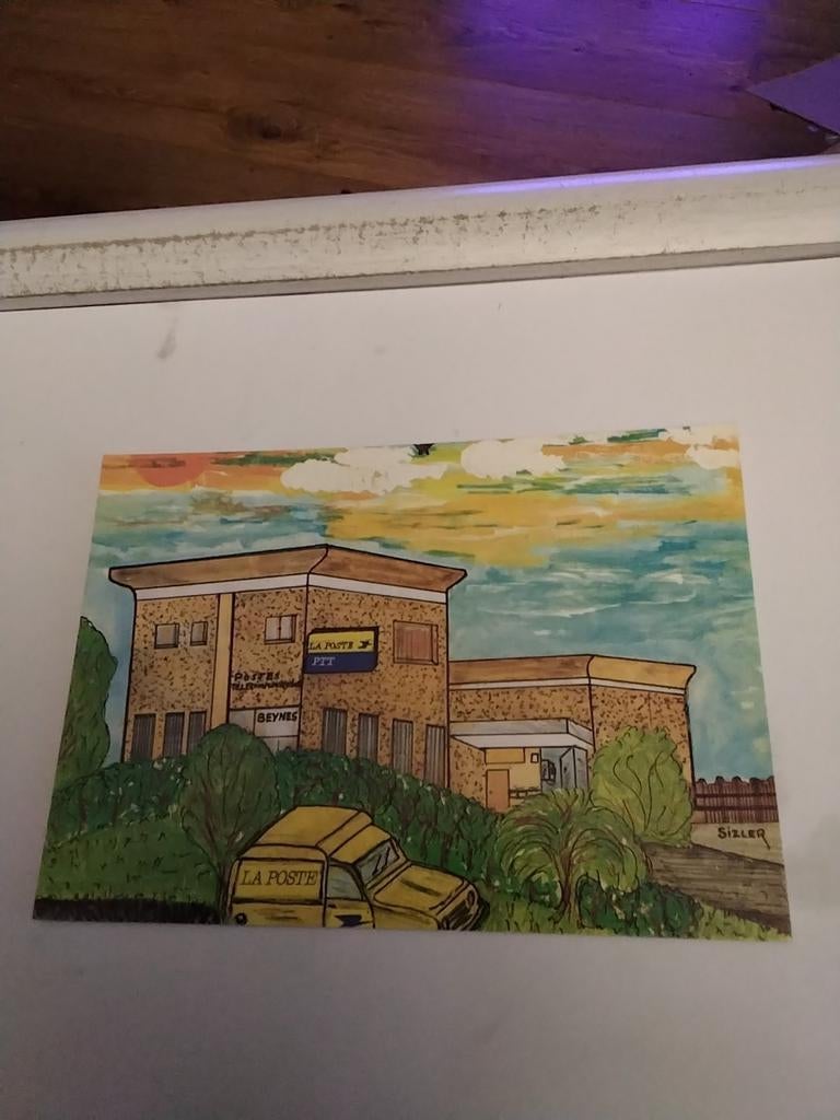 JEAN CLAUDE SIZLER. LA POSTE DE ... BEYNES, Ophalen of Verzenden, Sterren en Beroemdheden