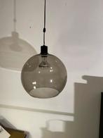 Hanglamp rookglas vintage, Ophalen of Verzenden, Zo goed als nieuw, Minder dan 50 cm