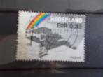 2004 - knmi regen (977e), Postzegels en Munten, Verzenden, Gestempeld