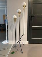 Vintage Italiaanse vloerlamp, Huis en Inrichting, Lampen | Vloerlampen, Ophalen, Gebruikt, Glas, Tijdloos modern design Hollywood regency