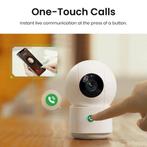 2K 3MP Babyfoon & Beveiligingscamera - 5G/2.4GHz WiFi, 360, Kinderen en Baby's, Babyfoons, Verzenden, Nieuw, 250 meter of meer