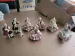 8- delig Porseleinen Orkest jaren 60, Ophalen of Verzenden, Zo goed als nieuw, Porselein, Beeldje(s)