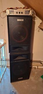 Luidsprekers us blaster, Gebruikt, 120 watt of meer, Front, Rear of Stereo speakers, Ophalen
