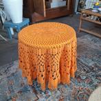 Vintage oranje tafelkleed, Ophalen of Verzenden