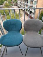 4 eetkamerstoelen dex, Huis en Inrichting, Ophalen, Gebruikt, Blauw, Twee