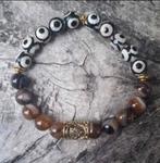 Nieuwe 10mm herenarmband van Agaat met Viking bead., Ophalen of Verzenden, Zo goed als nieuw