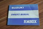 Werkplaatshandboek Suzuki RM80X, Ophalen of Verzenden, Suzuki
