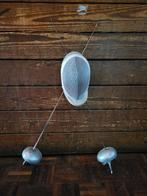 Vintage Schermmaskers & Lans - Set, Ophalen of Verzenden