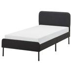 SLATTUM Gestoffeerd Bed 90x200 - Nieuw!, 90 cm, Eenpersoons, Nieuw, Ophalen of Verzenden