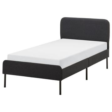 SLATTUM Gestoffeerd Bed 90x200 - Nieuw! beschikbaar voor biedingen