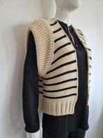 Summum mouwloos vest. Maat S. Crème/zwart., Kleding | Dames, Truien en Vesten, Maat 38/40 (M), Summum, Overige kleuren, Nijmegen