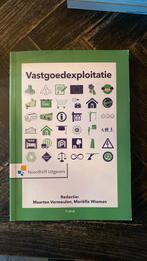 Maarten Vermeulen - Vastgoedexploitatie studieboek, Boeken, Studieboeken en Cursussen, Ophalen of Verzenden, Zo goed als nieuw