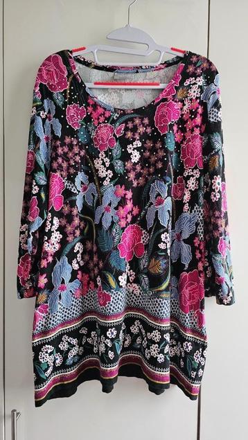 Canda🌺Mooie tuniek met leuke details mt 44🎀Als Nieuw beschikbaar voor biedingen