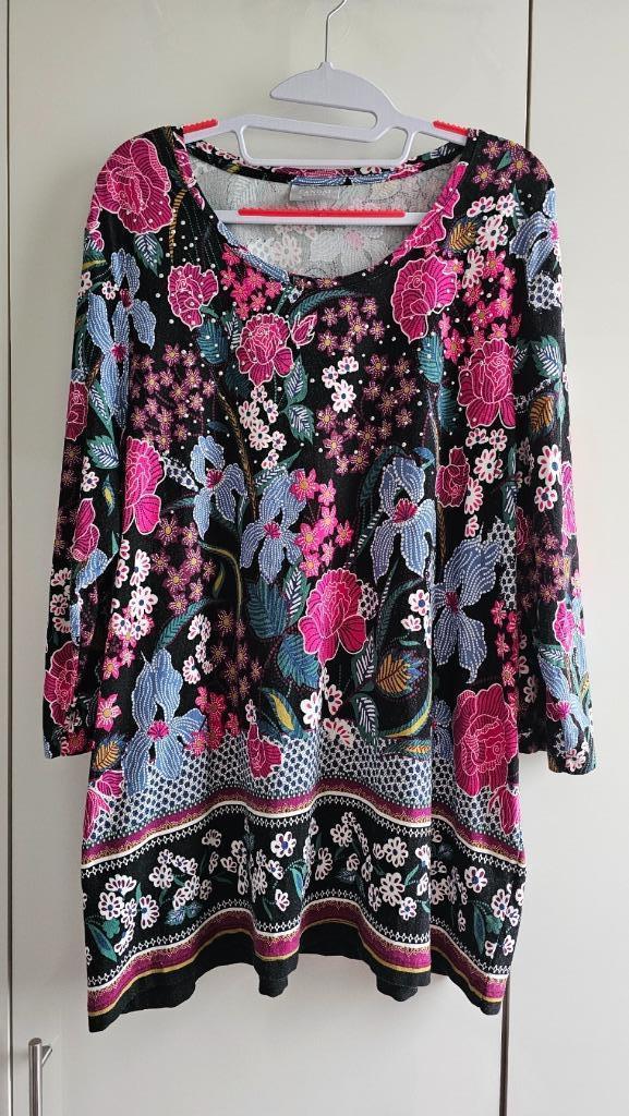 Canda🌺Mooie tuniek met leuke details mt 44🎀Als Nieuw, Kleding | Dames, Blouses en Tunieken, Zo goed als nieuw, Maat 42/44 (L)