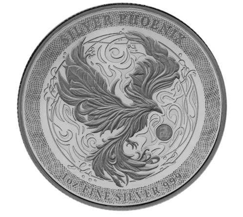 Tube 20x 1oz Phoenix 2025 - 20oz zilver - zilveren .999 munt, Postzegels en Munten, Edelmetalen en Baren, Zilver, Ophalen of Verzenden