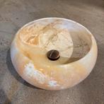 Marmeren wasbak 39cm diameter, Ophalen, Zo goed als nieuw, Wastafel