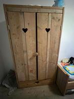 Steigerhouten kinder kledingkast, 50 tot 70 cm, 105 cm of meer, Ophalen of Verzenden, 100 cm of meer