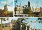 EDAM Molen Kerk Stadhuis Brug Groeten, Verzamelen, Verzenden, 1960 tot 1980, Ongelopen, Noord-Holland