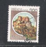 Italië; 1713 Burchten en kastelen, Postzegels en Munten, Postzegels | Europa | Italië, Verzenden, Gestempeld