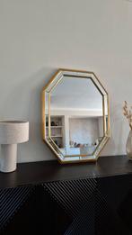 Vintage Spiegel DeKnudt Goud | Octagon 94x74cm, Huis en Inrichting, Woonaccessoires | Spiegels, Ophalen of Verzenden, Zo goed als nieuw