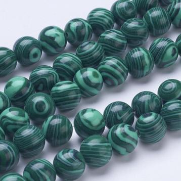 Vanaf € 3,25 Snoer malachiet 4, 6, 8 en 10 mm. beschikbaar voor biedingen