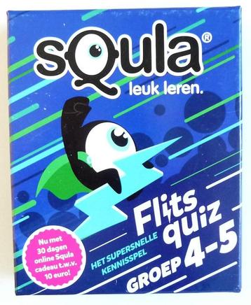 SQULA LEUK LEREN FLITS QUIZ GROEP 4 5 SUPERSNELLE KENNISSPEL beschikbaar voor biedingen