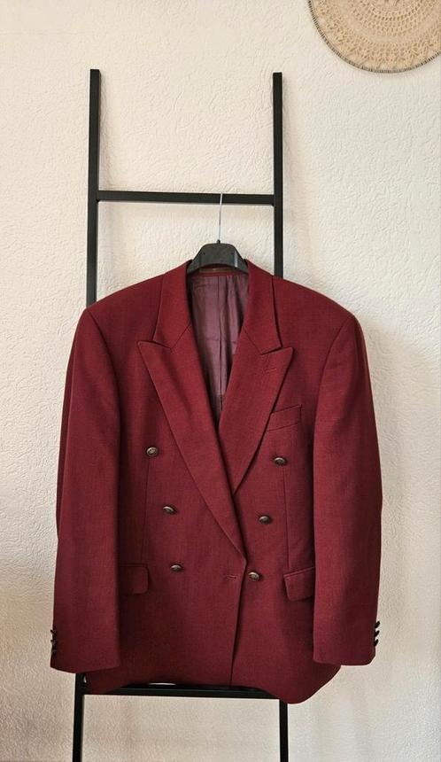 Mooie bordeaux rode colbert Emilio Sandrini, maat M, Kleding | Heren, Kostuums en Colberts, Zo goed als nieuw, Maat 48/50 (M)