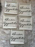 Riviera maison buon appetito borden, Ophalen of Verzenden, Zo goed als nieuw, Overige stijlen, Bord(en)