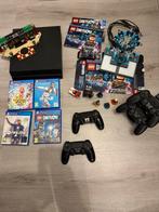 PlayStation 4 incl spelletjes, Spelcomputers en Games, Ophalen, Original, Met 3 controllers of meer, Gebruikt