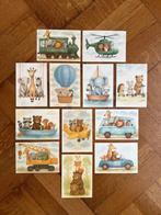 Dieren Vervoer Kinderkamer – 12 wandkunstkaarten A6, Info@olphy.nl, Ophalen of Verzenden, Nvt, Nieuw