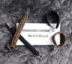 PARACORD armband zwart / camo, Verzamelen, Militaria | Algemeen, Verzenden