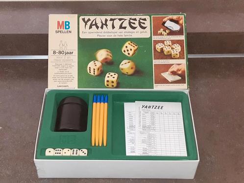 Yahtzee MB 1976, Hobby en Vrije tijd, Gezelschapsspellen | Bordspellen, Zo goed als nieuw, Ophalen of Verzenden