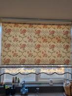Rolgordijn met rozenmotief, Ophalen, Crème, 100 tot 150 cm, Romantisch